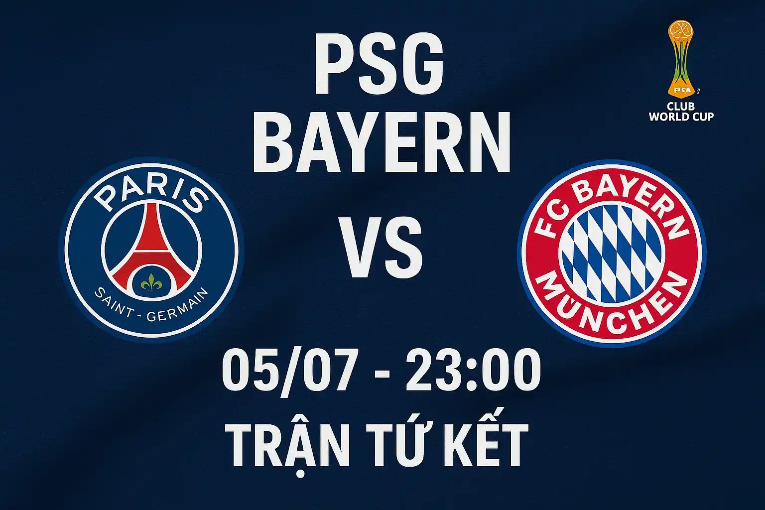 Link trực tiếp bóng đá PSG vs Munich 05/07 - 23:00 2 Link trực tiếp bóng đá 05/07 PSG vs Munich