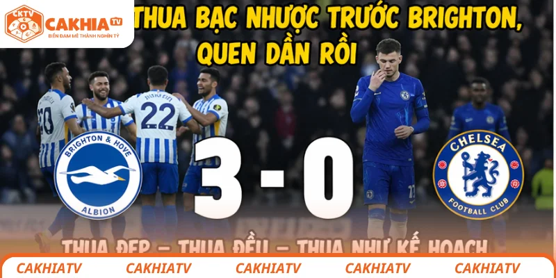 Chelsea thua bạc nhược trước Brighton, quen dần rồi 1 Chelsea thua bạc nhược trước Brighton, quen dần rồi
